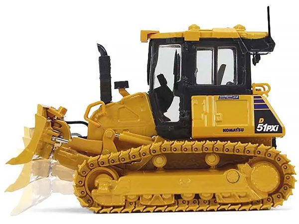 Komatsu D51PXi-24 Dozer with Hitch 1/50 Diecast Model by First Gear - Image 3