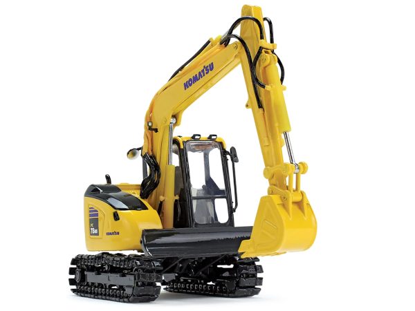 Komatsu PC78US-11 Excavator Yellow 1/50 Diecast Model by DCP/First Gear - Image 2