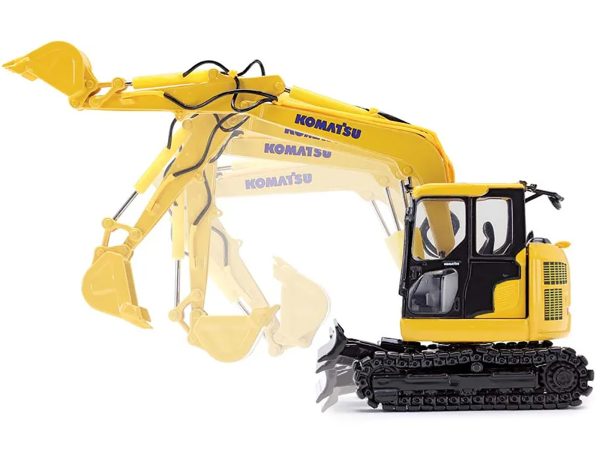Komatsu PC78US-11 Excavator Yellow 1/50 Diecast Model by DCP/First Gear - Image 4