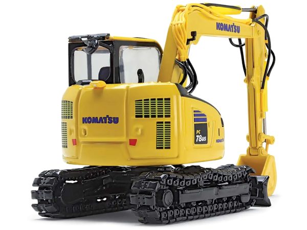 Komatsu PC78US-11 Excavator Yellow 1/50 Diecast Model by DCP/First Gear - Image 5