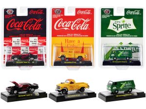 "Sodas" Set of 3 pieces Release 20 Limited Edition to 8750 pieces Worldwide 1/64 Diecast Model Cars by M2 Machines