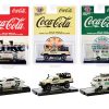 "Coca-Cola" Set of 3 pieces Release 22 Limited Edition to 8750 pieces Worldwide 1/64 Diecast Model Cars by M2 Machines - Image 3