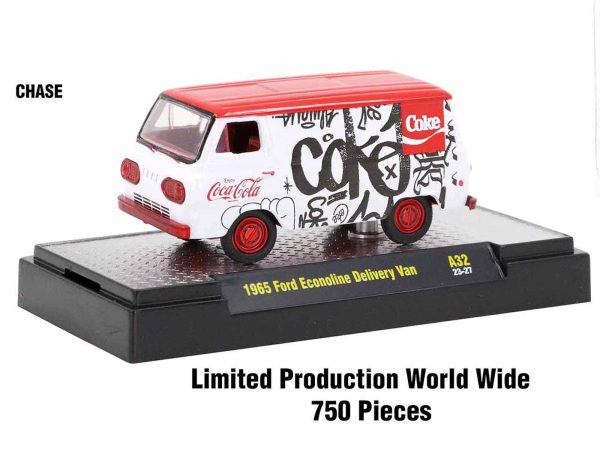"Coca-Cola" Set of 3 pieces Release 32 Limited Edition to 9250 pieces Worldwide 1/64 Diecast Model Cars by M2 Machines - Image 3
