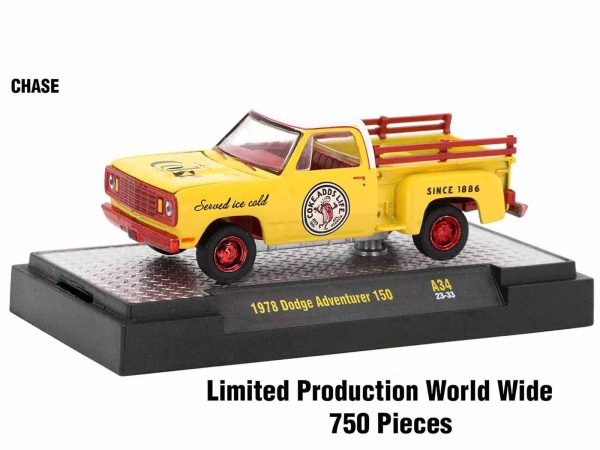 "Coca-Cola" Set of 3 pieces Release 34 Limited Edition to 10000 pieces Worldwide 1/64 Diecast Model Cars by M2 Machines - Image 3