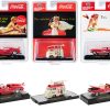 "Coca-Cola Bathing Beauties" Set of 3 Cars with Surfboards Release 2 Limited Edition to 6980 pieces Worldwide 1/64 Diecast Model Cars by M2 Machines - Image 4