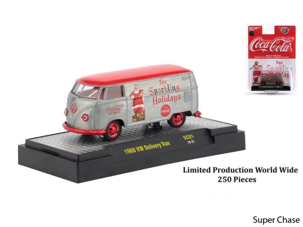 "Coca-Cola" Santa Claus Release Set of 3 Cars Limited Edition to 4800 pieces Worldwide Hobby Exclusive 1/64 Diecast Models by M2 Machines - Image 2