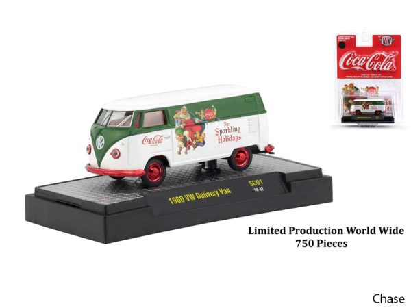 "Coca-Cola" Santa Claus Release Set of 3 Cars Limited Edition to 4800 pieces Worldwide Hobby Exclusive 1/64 Diecast Models by M2 Machines - Image 3