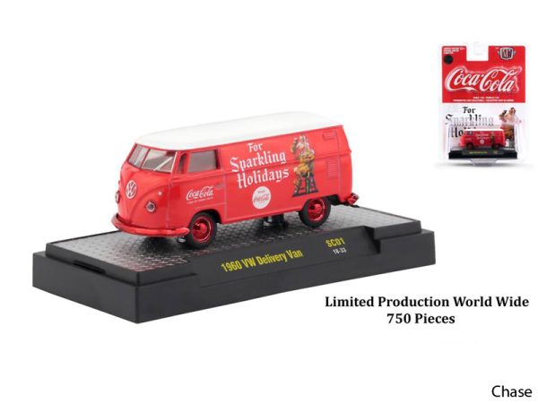 "Coca-Cola" Santa Claus Release Set of 3 Cars Limited Edition to 4800 pieces Worldwide Hobby Exclusive 1/64 Diecast Models by M2 Machines - Image 4