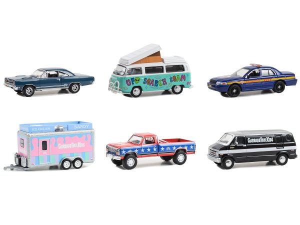 "Garbage Pail Kids" Set of 6 pieces Series 5 1/64 Diecast Models by Greenlight - Image 2