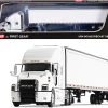 Mack Anthem Sleeper Cab with 53' Trailer White 1/64 Diecast Model by DCP/First Gear