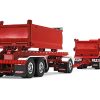 Kenworth T880 Quad-Axle Dump Truck and Rogue Transfer Tandem-Axle Dump Trailer Viper Red 1/64 Diecast Model by DCP/First Gear - Image 3