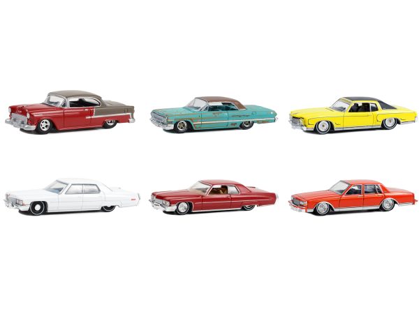 "California Lowriders" Set of 6 pieces Series 3 1/64 Diecast Model Cars by Greenlight - Image 2