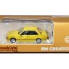 Mitsubishi Lancer EX2000 Turbo Yellow with Stripes with Extra Wheels 1/64 Diecast Model Car by BM Creations - Image 2