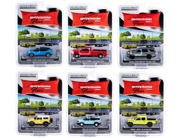 "Showroom Floor" Set of 6 Cars Series 3 1/64 Diecast Model Cars by Greenlight - Image 2
