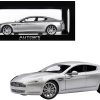 Aston Martin Rapide Silver 1/18 Diecast Model Car by Autoart - Image 2