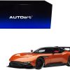 Aston Martin Vulcan Madagascar Orange with Carbon Top 1/18 Model Car by Autoart - Image 2