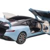 Aston Martin DB11 Q Frosted Glas Blue with Black Top 1/18 Model Car by Autoart - Image 2