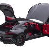 2019 Aston Martin Vantage RHD (Right Hand Drive) Jet Black with Red Interior 1/18 Model Car by Autoart - Image 4
