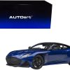 Aston Martin DBS Superleggera RHD (Right Hand Drive) Zaffre Blue Metallic with Carbon Top and Carbon Accents 1/18 Model Car by Autoart - Image 2
