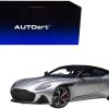 Aston Martin DBS Superleggera RHD (Right Hand Drive) Lightning Silver Metallic with Carbon Top 1/18 Model Car by Autoart
