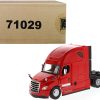 Freightliner New Cascadia Sleeper Cab Truck Tractor Red 1/50 Diecast Model by Diecast Masters