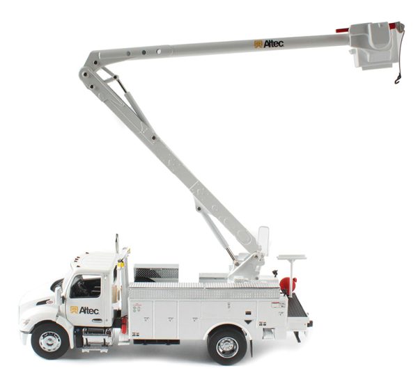 Peterbilt 536 Truck with Altec AA55 Aerial Service Body White "Transport Series" 1/32 Diecast Model by Diecast Masters - Image 2