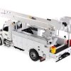 Peterbilt 536 Truck with Altec AA55 Aerial Service Body White "Transport Series" 1/32 Diecast Model by Diecast Masters - Image 4