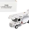 Peterbilt 536 Truck with Altec AA55 Aerial Service Body White "Transport Series" 1/32 Diecast Model by Diecast Masters - Image 5
