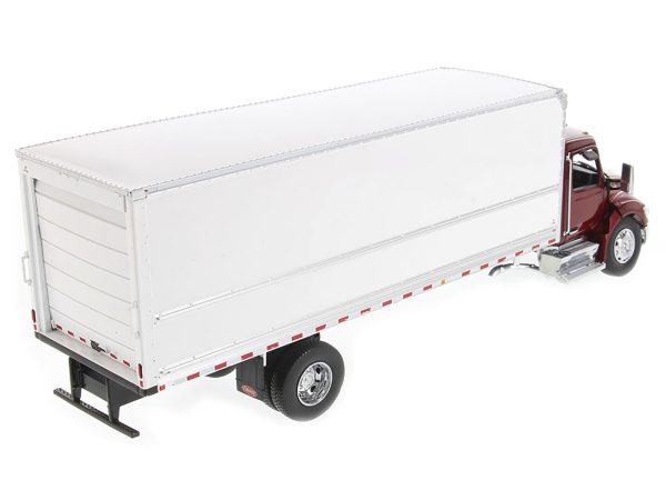 Peterbilt 536 Truck with Supreme Signature Van Body Red Metallic "Transport Series" 1/32 Diecast Model by Diecast Masters - Image 3