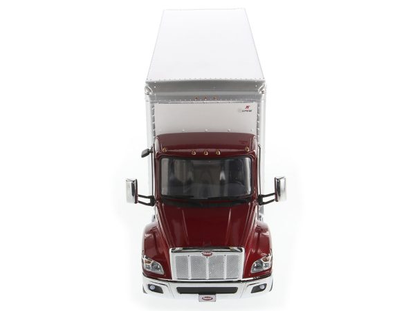 Peterbilt 536 Truck with Supreme Signature Van Body Red Metallic "Transport Series" 1/32 Diecast Model by Diecast Masters - Image 2