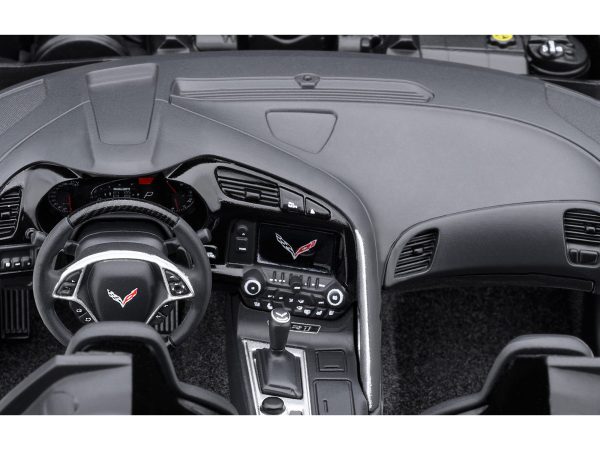 2019 Chevrolet Corvette C7 ZR1 Arctic White with Carbon Top 1/18 Model Car by Autoart - Image 3