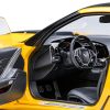 2019 Chevrolet Corvette C7 ZR1 Corvette Racing Yellow Tintcoat with Carbon Top 1/18 Model Car by Autoart - Image 2