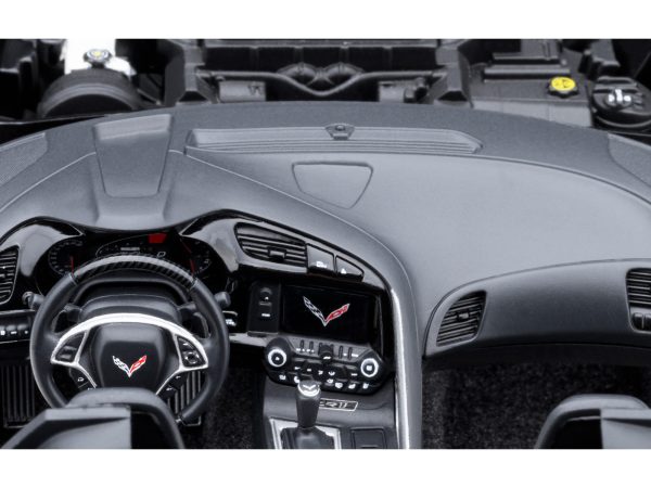 2019 Chevrolet Corvette C7 ZR1 Corvette Racing Yellow Tintcoat with Carbon Top 1/18 Model Car by Autoart - Image 4