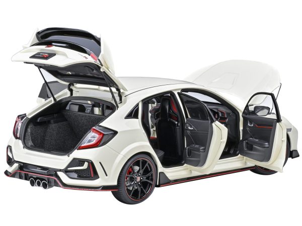 2021 Honda Civic Type R (FK8) RHD (Right Hand Drive) Championship White 1/18 Model Car by Autoart - Image 4