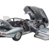 Jaguar Lightweight E Type Roadster RHD (Right Hand Drive) Dark Silver 1/18 Model Car by Autoart - Image 2