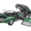 Jaguar Lightweight E Type Roadster RHD (Right Hand Drive) Opalescent Dark Green 1/18 Model Car by Autoart - Image 2