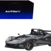 Lotus 3-Eleven Matt Black with Gloss Black Accents 1/18 Model Car by Autoart - Image 3