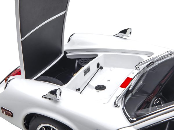 Lotus Europa Special White with Red Stripe and Graphics "The Circuit Wolf" 1/18 Model Car by Autoart - Image 2
