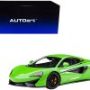 Mclaren 570S Mantis Green with Black Wheels 1/18 Model Car by Autoart