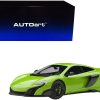 Mclaren 675LT Napier Green with Black Wheels 1/18 Model Car by Autoart - Image 2