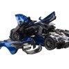 Mclaren P1 Azure Blue / Metallic Dark Blue and Carbon Fiber 1/18 Model Car by Autoart