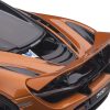McLaren 720S Azores Orange Metallic with Black Top and Carbon Accents 1/18 Model Car by Autoart - Image 4