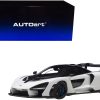 Mclaren Senna Vision Pure White and Black 1/18 Model Car by Autoart - Image 3