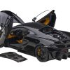 Mclaren 600LT Onyx Black and Carbon 1/18 Model Car by Autoart - Image 2