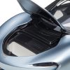 McLaren Speedtail Frozen Blue Metallic with Black Top and Suitcase Accessories 1/18 Model Car by Autoart - Image 3