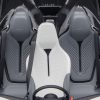 McLaren Speedtail Frozen Blue Metallic with Black Top and Suitcase Accessories 1/18 Model Car by Autoart - Image 5