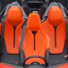 McLaren Speedtail Volcano Orange Metallic with Black Top and Suitcase Accessories 1/18 Model Car by Autoart - Image 3