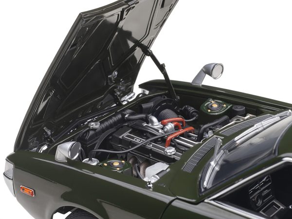 1973 Toyota Celica Liftback 2000GT (RA25) RHD (Right Hand Drive) Moss Green 1/18 Model Car by Autoart - Image 3