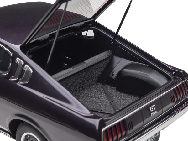 1973 Toyota Celica Liftback 2000GT (RA25) RHD (Right Hand Drive) Dark Purple Metallic 1/18 Model Car by Autoart - Image 3