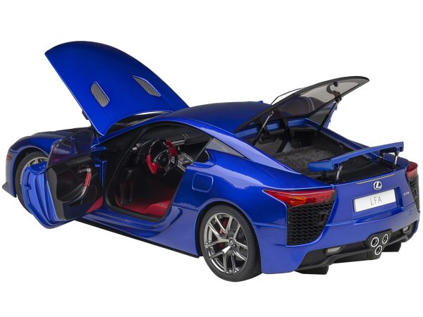Lexus LFA Pearl Blue Metallic 1/18 Model Car by Autoart - Image 2